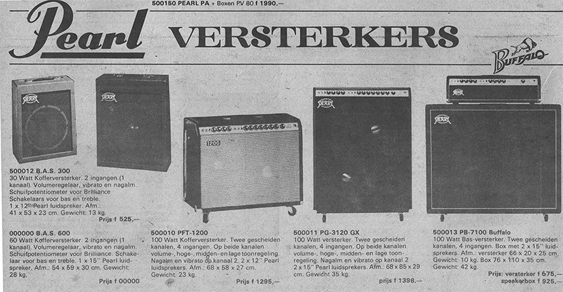 pearl amps